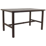Courtyard Casual Madison 7 pc Balcony Set Includes: One Balcony Table and Six Swivel Balcony Bar Stools