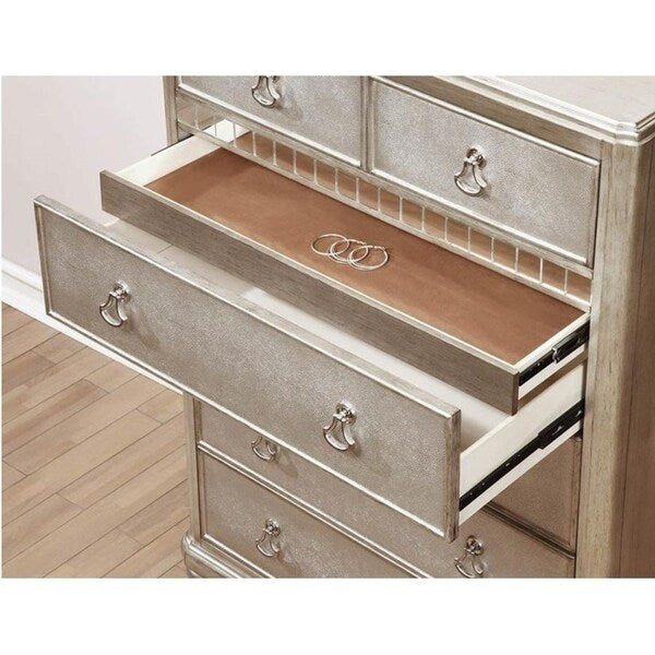 Cove Metallic Platinum Chest