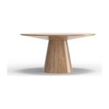 Cove Round Solid Wood Dining Table, Natural