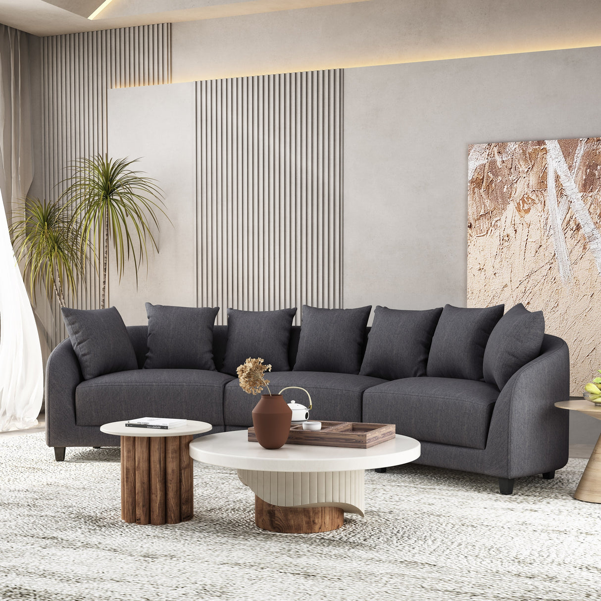 Covecrest Fabric Sofa by Christopher Knight Home