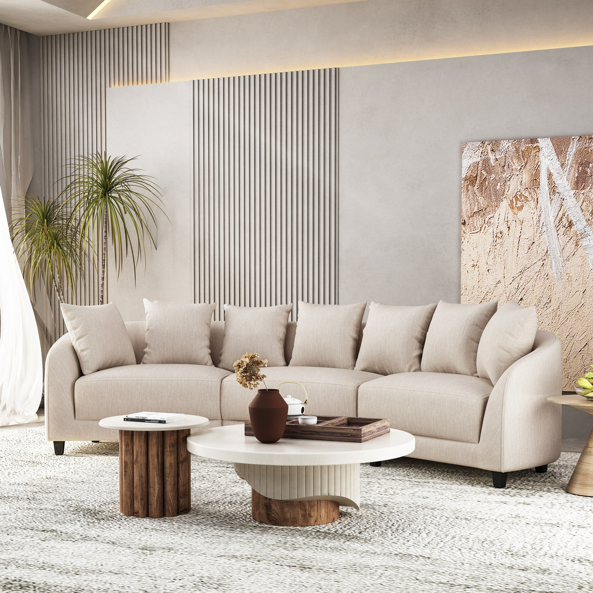 Covecrest Fabric Sofa by Christopher Knight Home