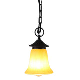 Coventry 1-Light Mini-Pendant Toasted Sienna Bronze Finish, Rustic Style, 100 watts max.