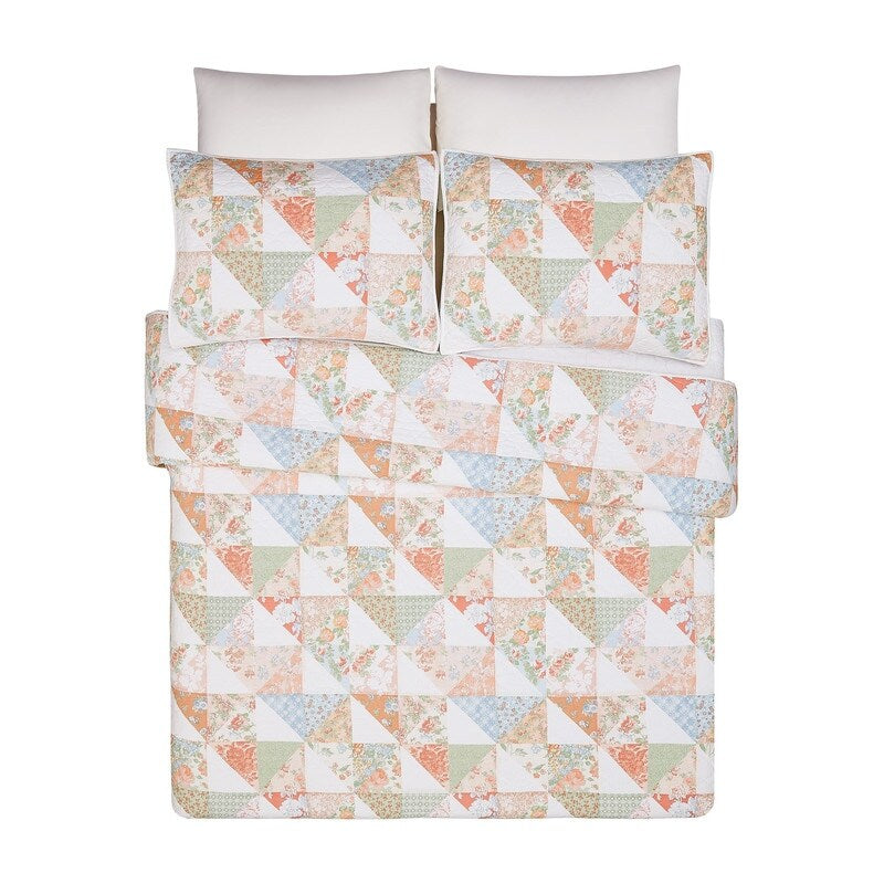 Coventry Patchwork Printed Quilt Set