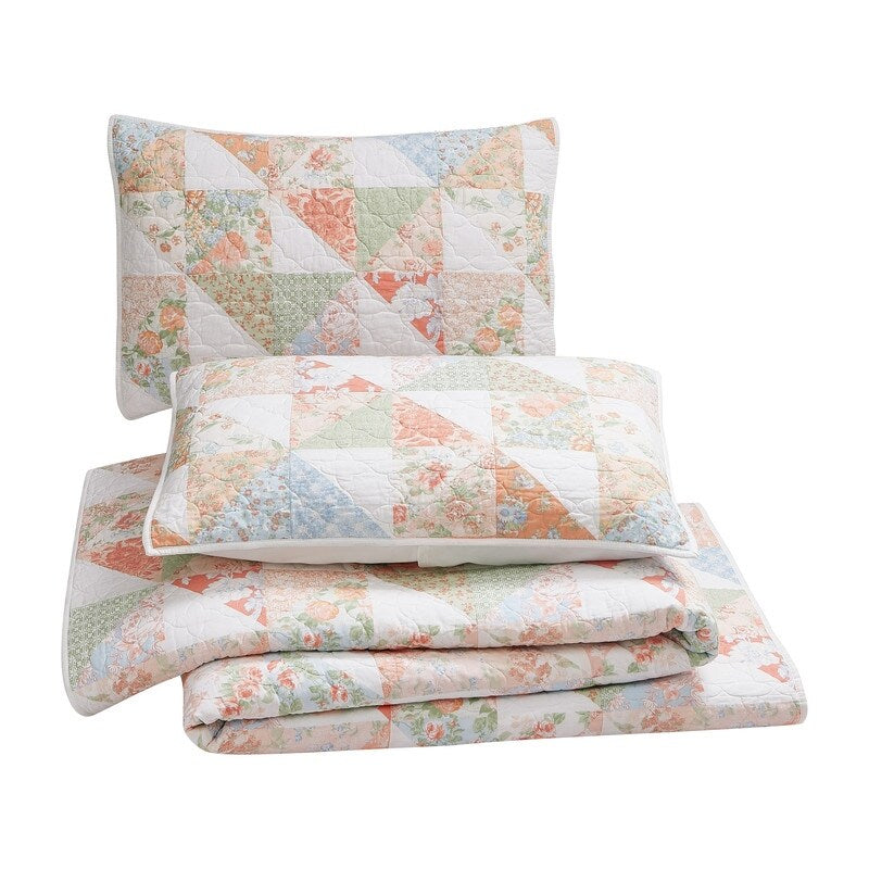 Coventry Patchwork Printed Quilt Set