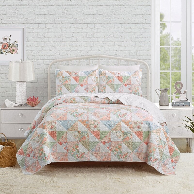 Coventry Patchwork Printed Quilt Set