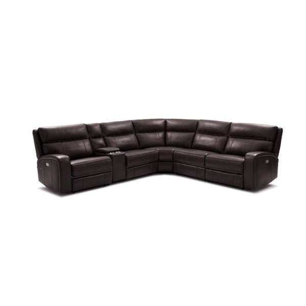 Cozy Chocolate 6 Pc Sectional