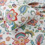 Cozy Line Simone Floral Reversible 3-Piece King-Size Quilt Set