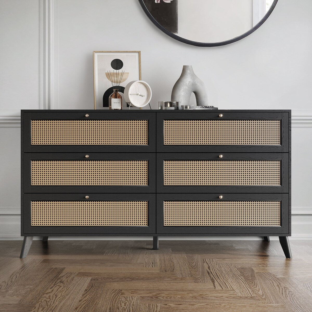 CraftPorch 4-pieces Mid-Century Modern Bedroom Set