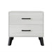 CraftPorch Classic Style 2-Drawers Wooden Nightstand