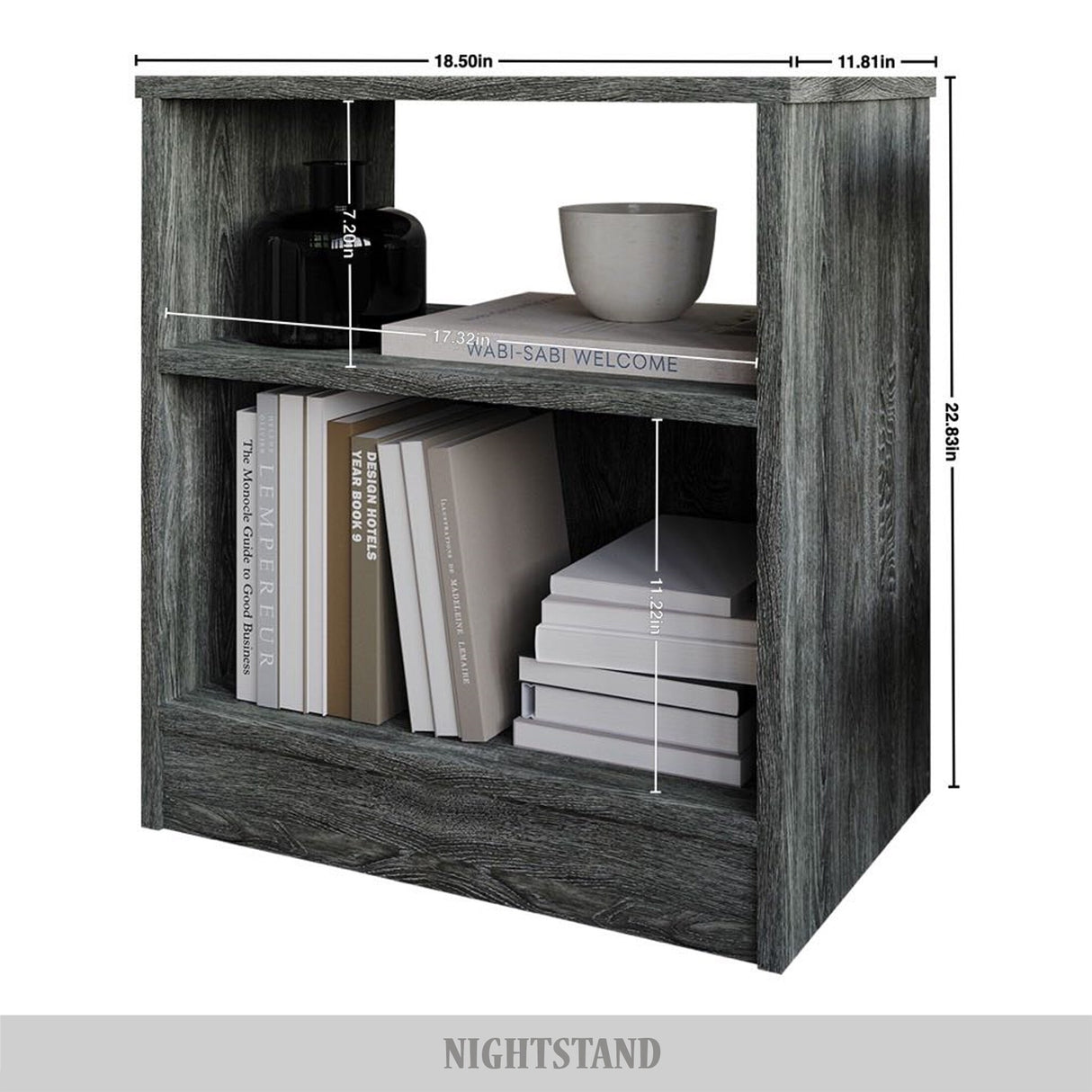 CraftPorch Classic and Simple Modern Nightstand