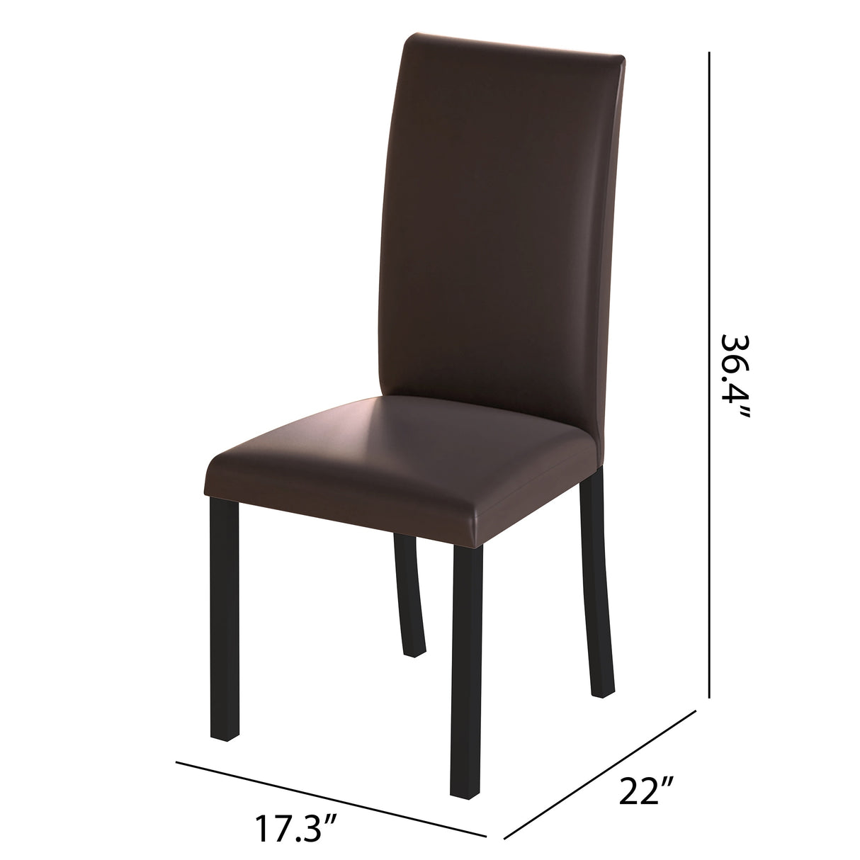 CraftPorch Classy Modern Dining Chairs (Set of 6)