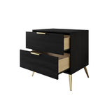 CraftPorch Contemporary 2-Drawers Wooden Nightstand