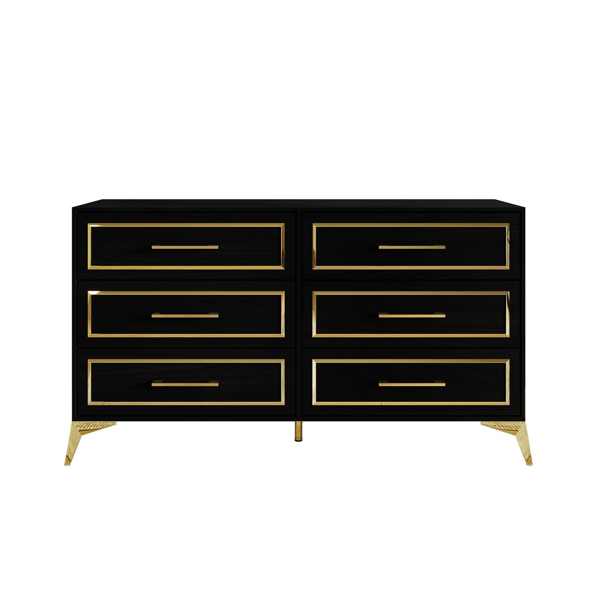 CraftPorch Contemporary Dresser with 6 Drawers