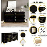 CraftPorch Contemporary Dresser with 6 Drawers