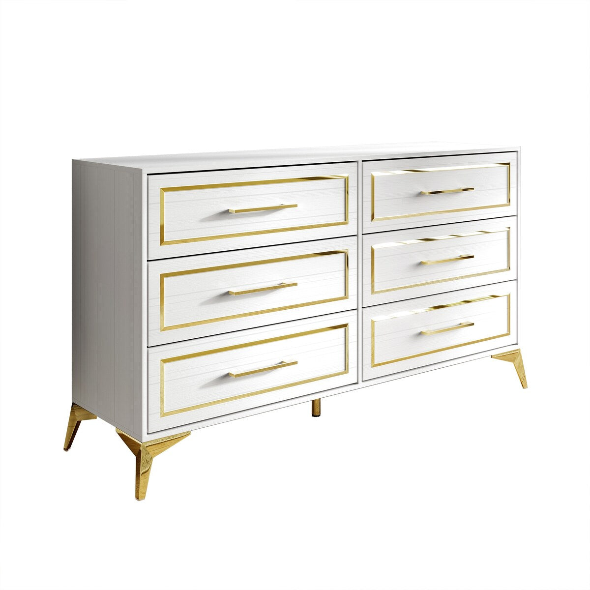 CraftPorch Contemporary Dresser with 6 Drawers