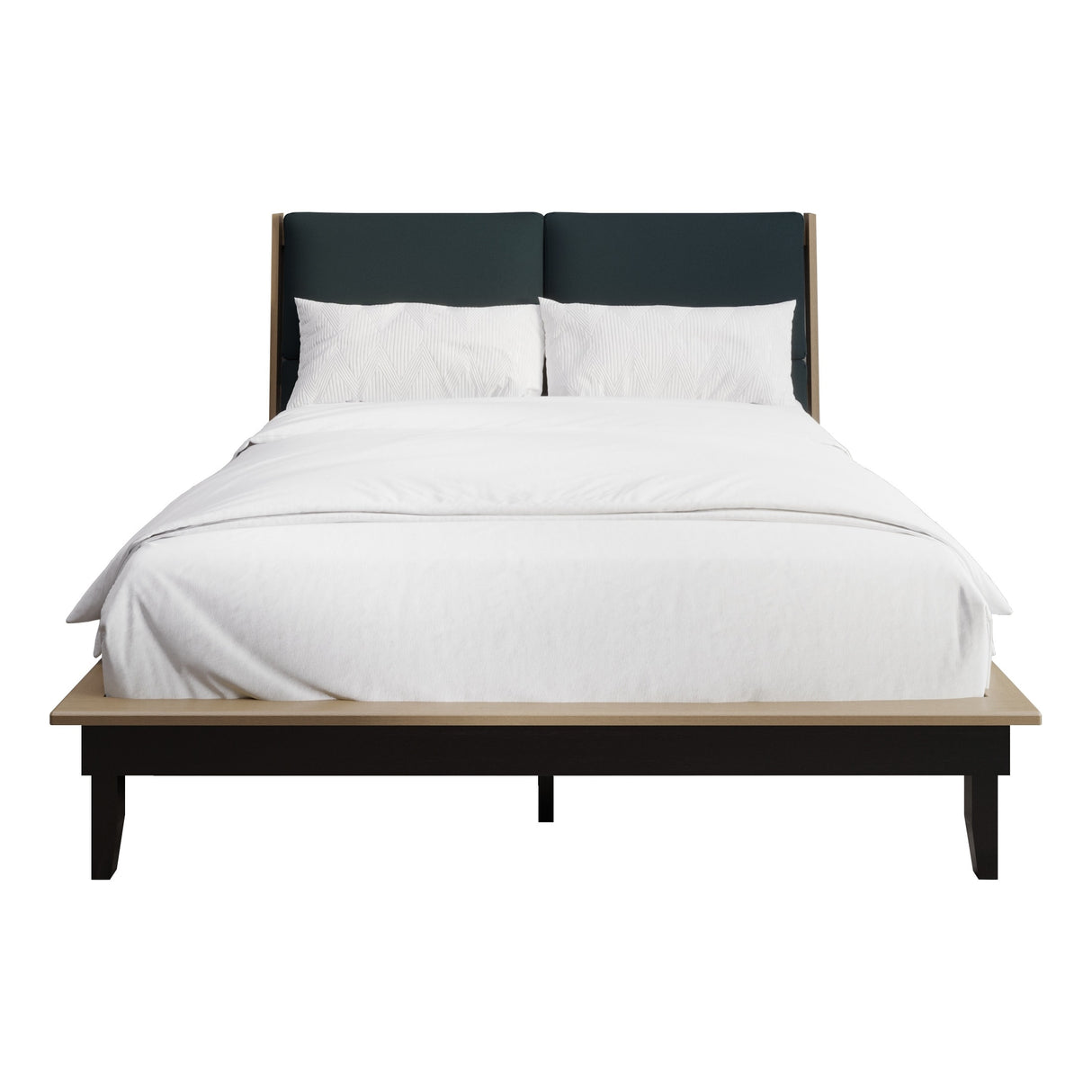 CraftPorch Mid-Century 3-pieces Wooden Bedroom Set