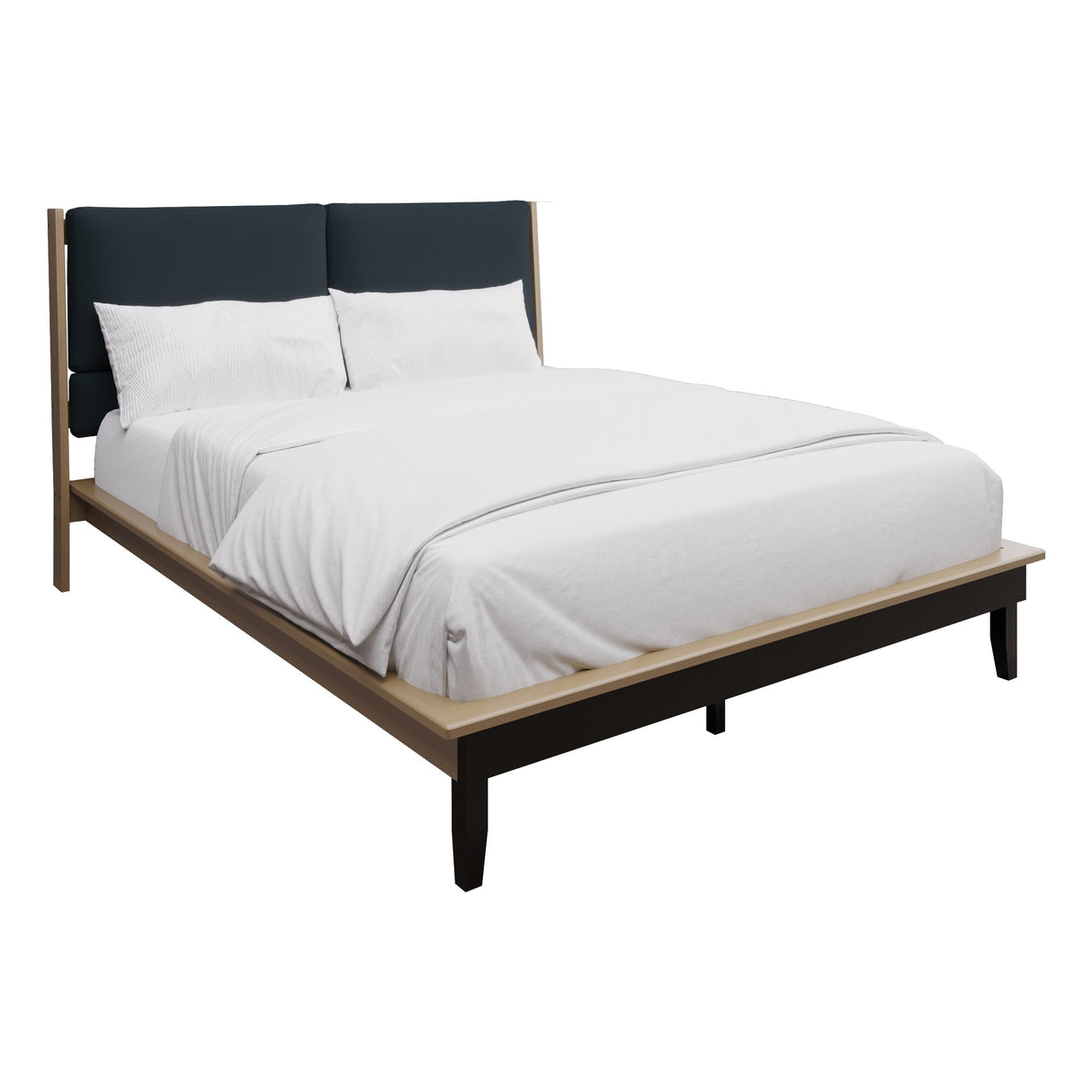 CraftPorch Mid-Century 3-pieces Wooden Bedroom Set