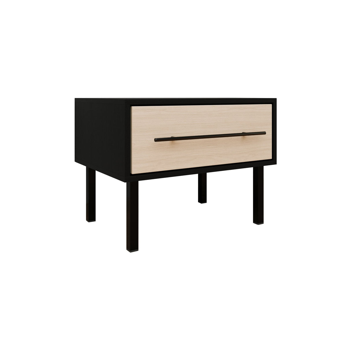 CraftPorch Mid-Century 3-pieces Wooden Bedroom Set