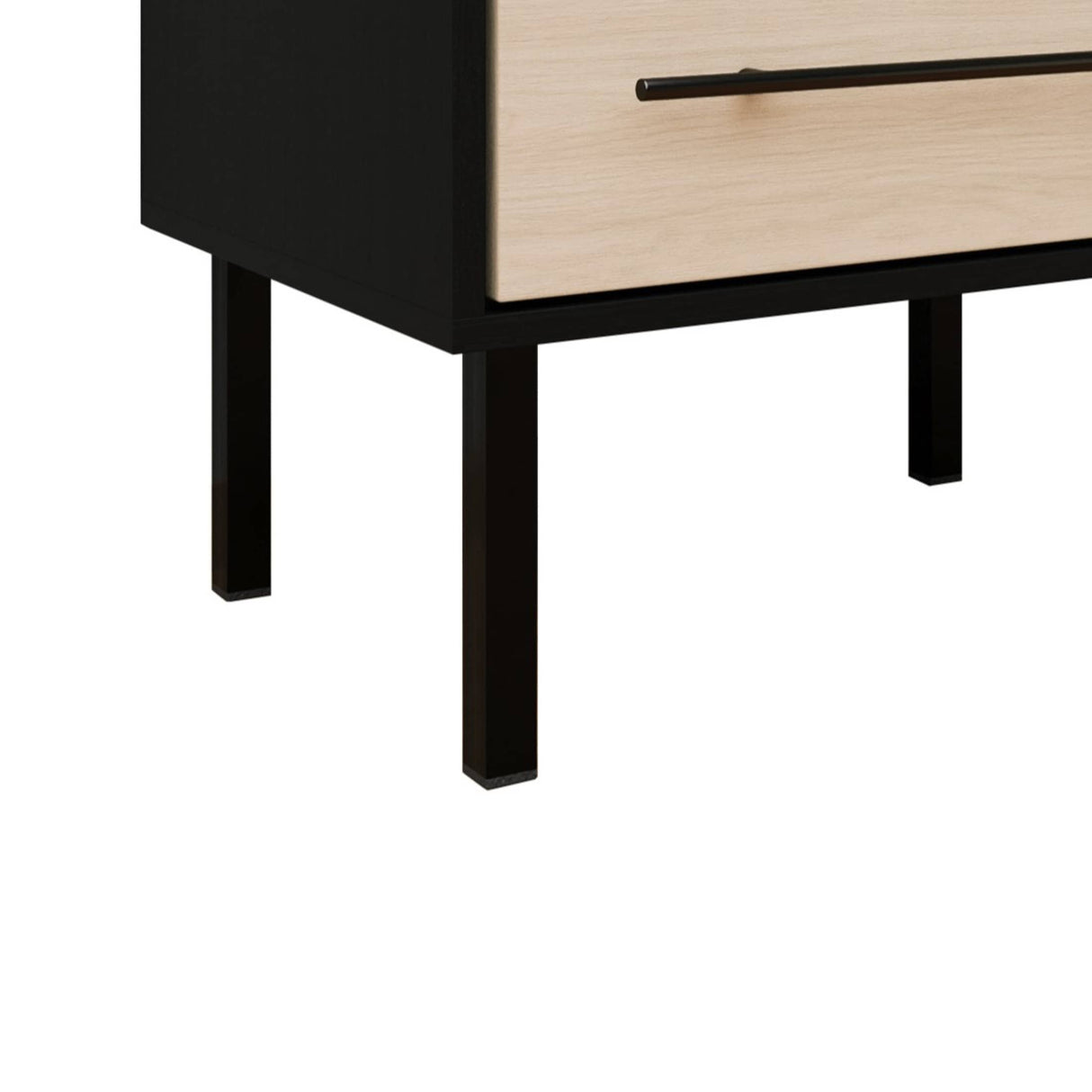 CraftPorch Mid-Century 3-pieces Wooden Bedroom Set