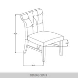CraftPorch Mid-Century Modern Wooden Dining Chair