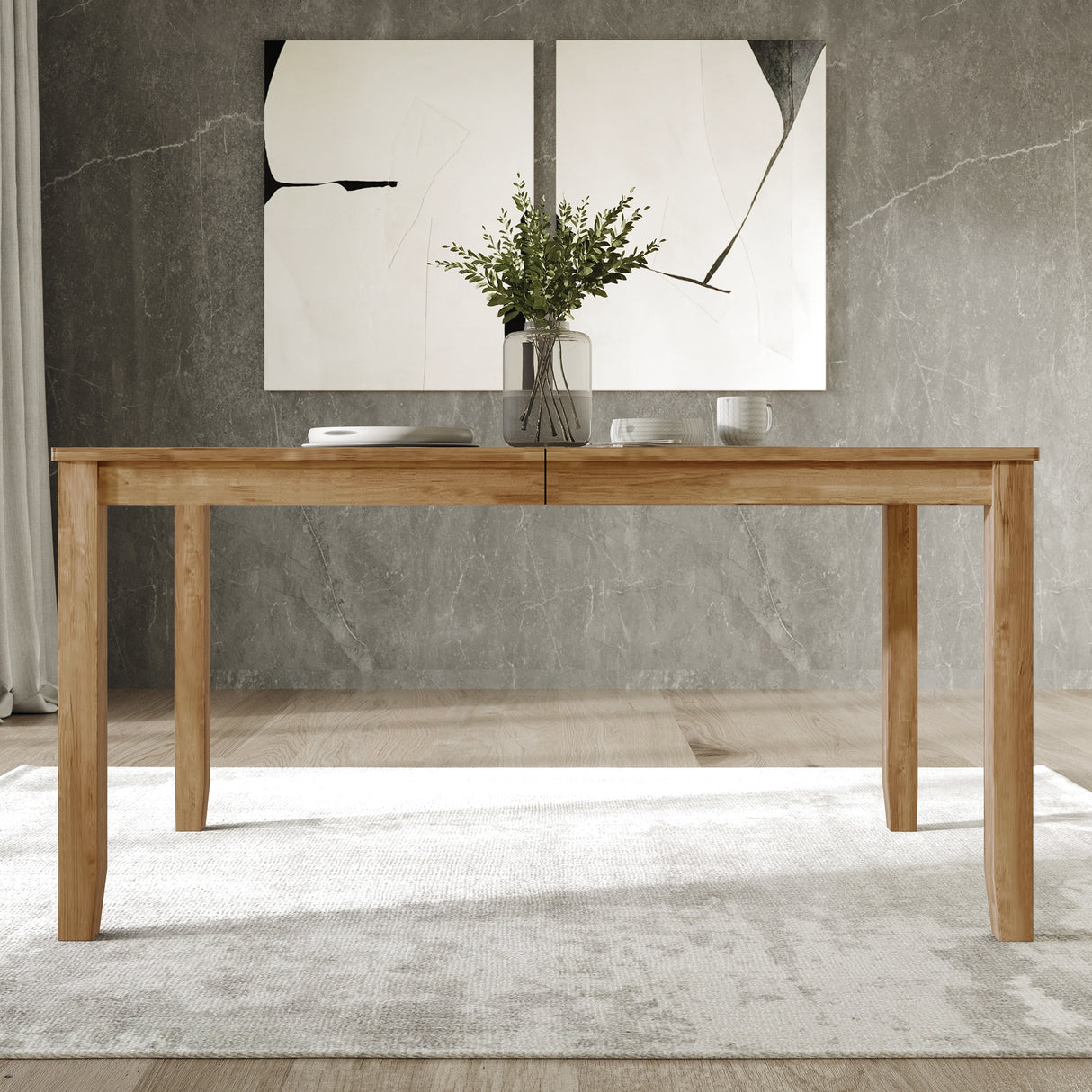 CraftPorch Minimalist Timeless Wooden Dining Table - N/A