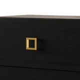 CraftPorch Modern Luxurious 2-Drawers Nightstand