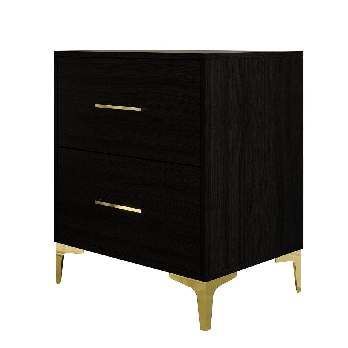 CraftPorch Simple and Stylish 2-Drawers Nightstand