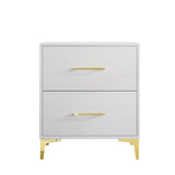 CraftPorch Simple and Stylish 2-Drawers Nightstand