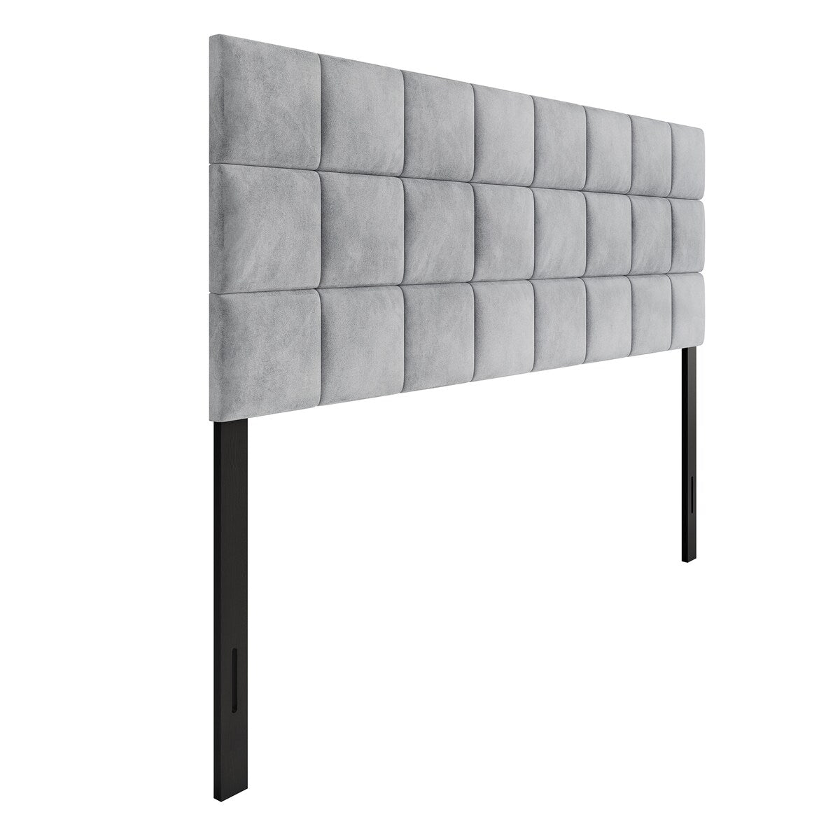 CraftPorch Square Stitching Velvet Upholstered Headboard
