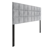 CraftPorch Square Stitching Velvet Upholstered Headboard