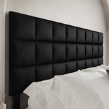 CraftPorch Square Stitching Velvet Upholstered Headboard