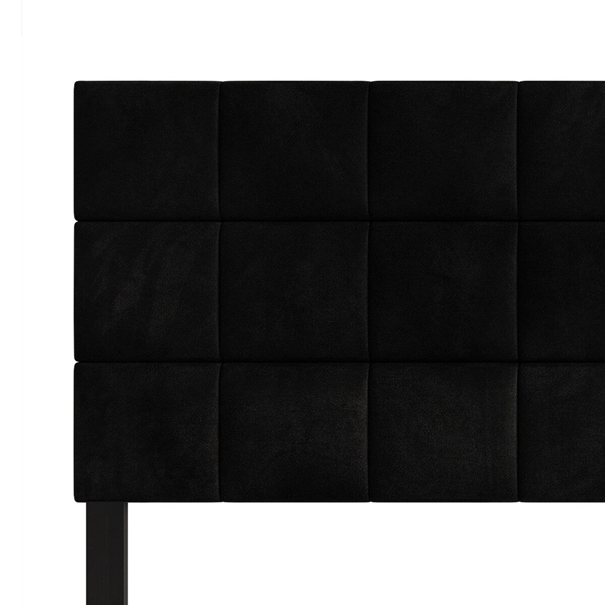 CraftPorch Square Stitching Velvet Upholstered Headboard