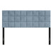CraftPorch Square Stitching Velvet Upholstered Headboard