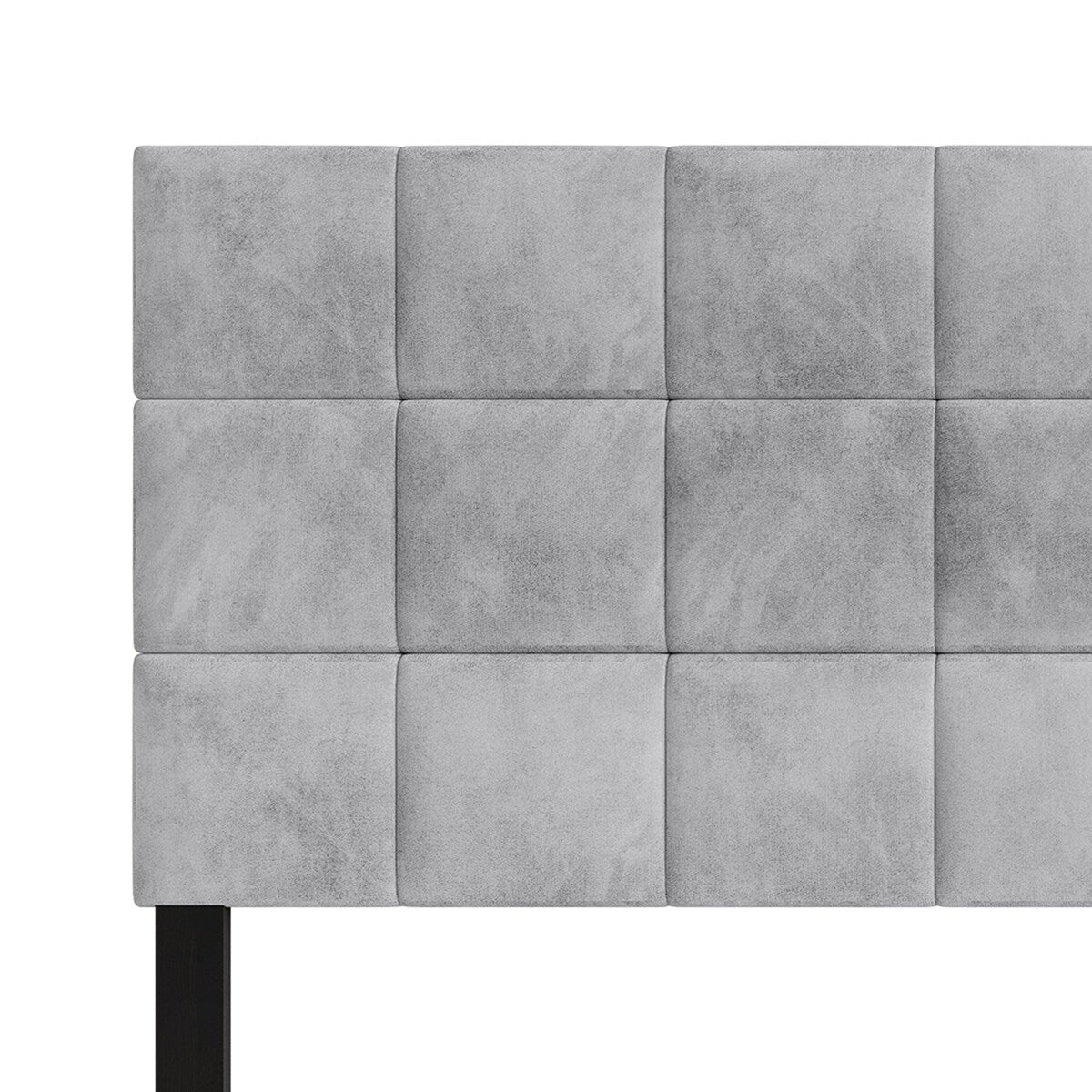 CraftPorch Square Stitching Velvet Upholstered Headboard