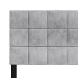 CraftPorch Square Stitching Velvet Upholstered Headboard