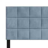 CraftPorch Square Stitching Velvet Upholstered Headboard