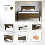CraftPorch Transitional Metal Platform Bed
