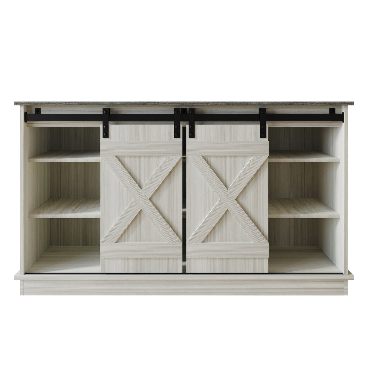 CraftPorch Vintage Style X-shaped TV Stand Console