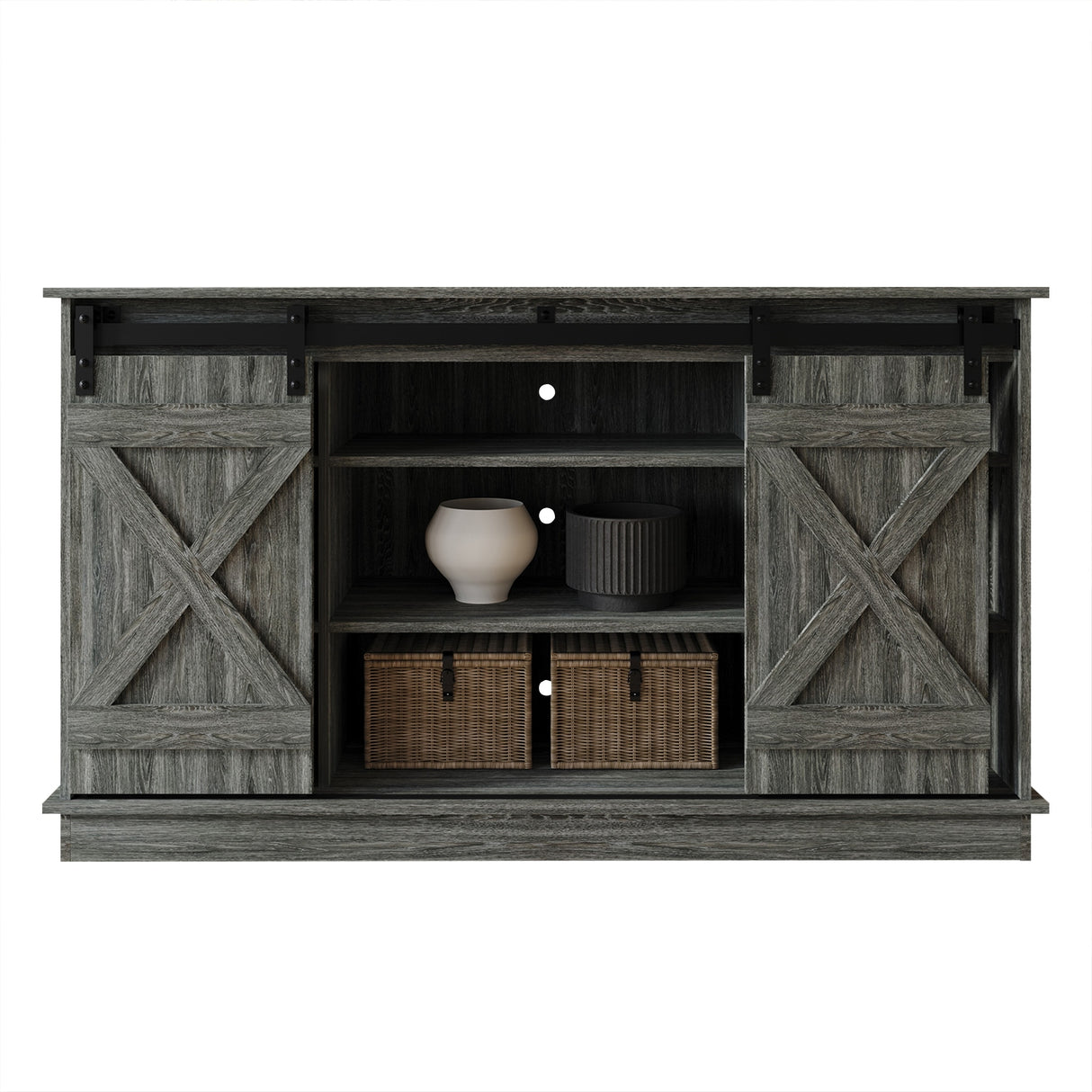 CraftPorch Vintage Style X-shaped TV Stand Console