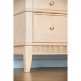 Crafted of Wood Bed Storage Cabinet Chest with Three Drawers
