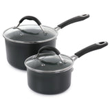 Cravings by Chrissy Teigen 10 Piece Hard Anodized Aluminum Nonstick Cookware Set in Grey