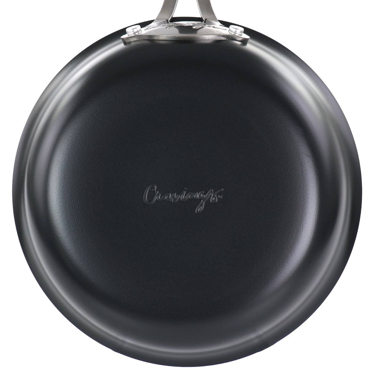 Cravings by Chrissy Teigen 10 Piece Hard Anodized Aluminum Nonstick Cookware Set in Grey
