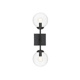 Carson Carrington Henningsvaer 2-light Black Wall Sconce