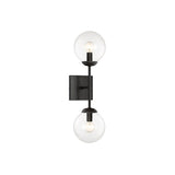 Carson Carrington Henningsvaer 2-light Black Wall Sconce