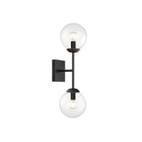 Carson Carrington Henningsvaer 2-light Black Wall Sconce