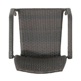 Crawford Outdoor 3-piece Round Wicker Bistro Chat Set by Christopher Knight Home