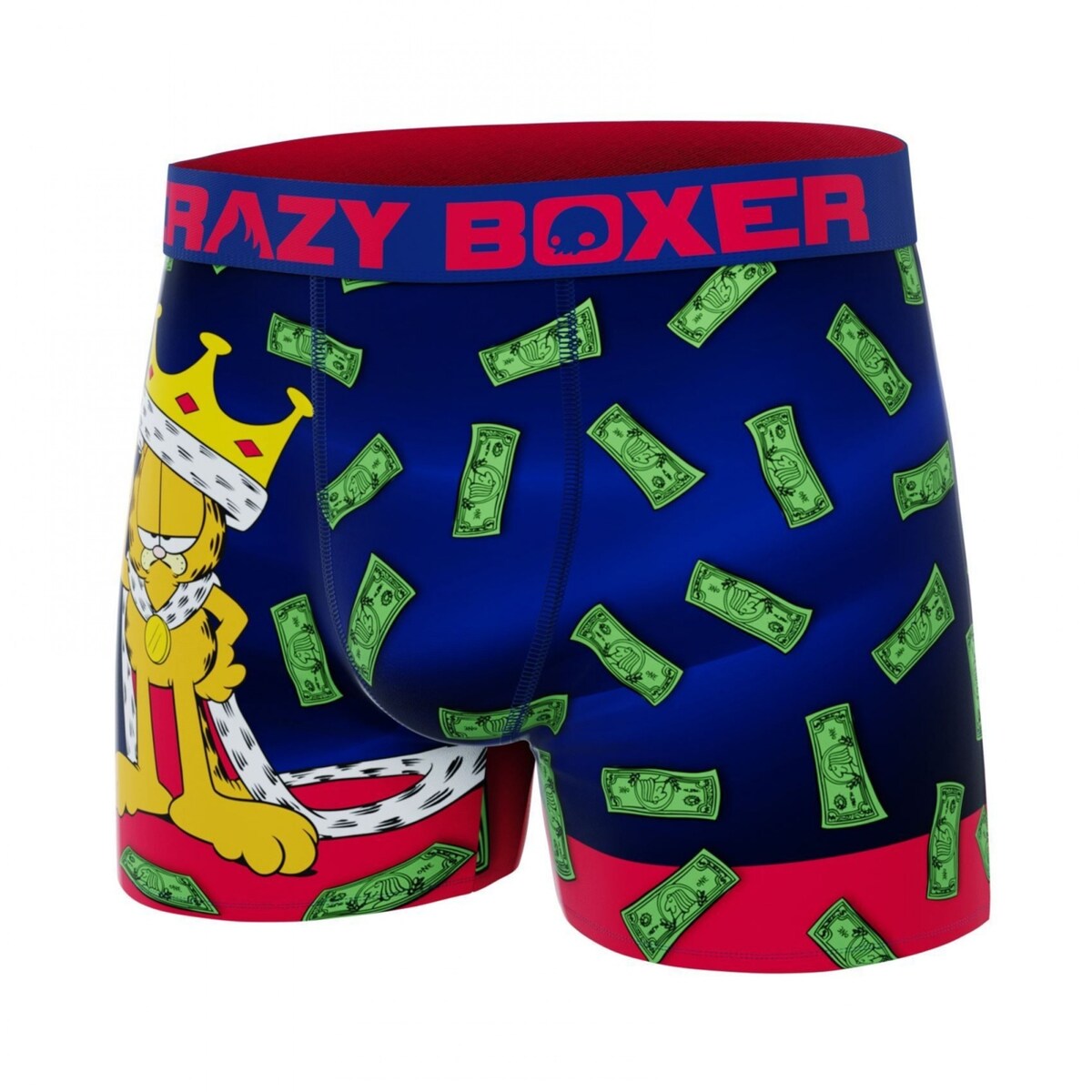 Crazy Boxer Garfield King Mens Boxer Briefs