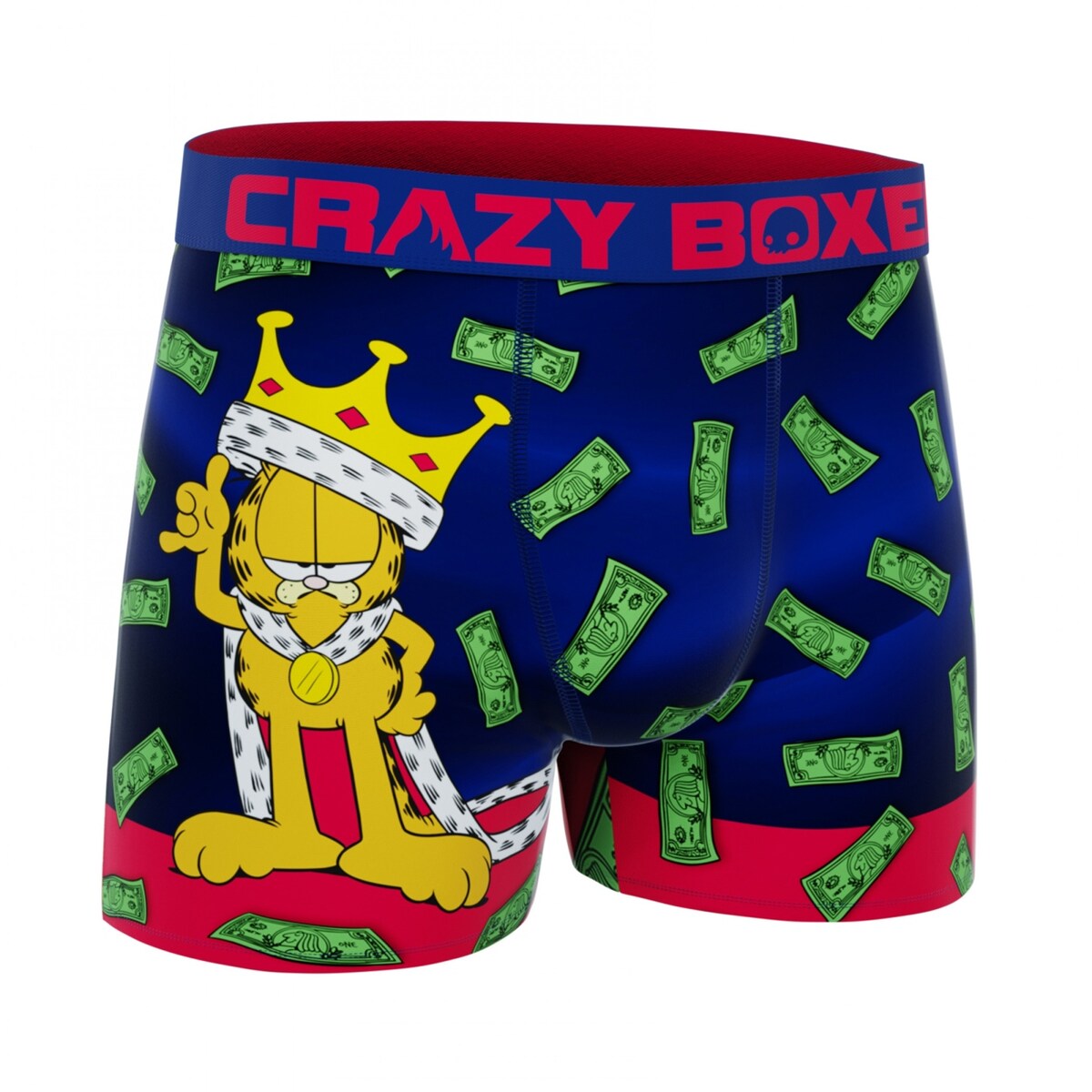 Crazy Boxer Garfield King Mens Boxer Briefs