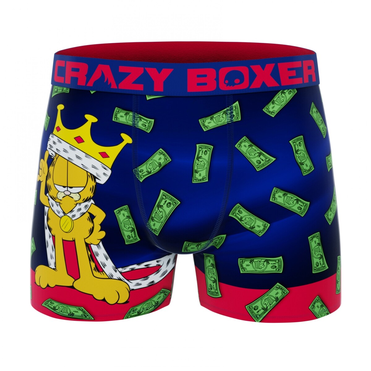 Crazy Boxer Garfield King Mens Boxer Briefs