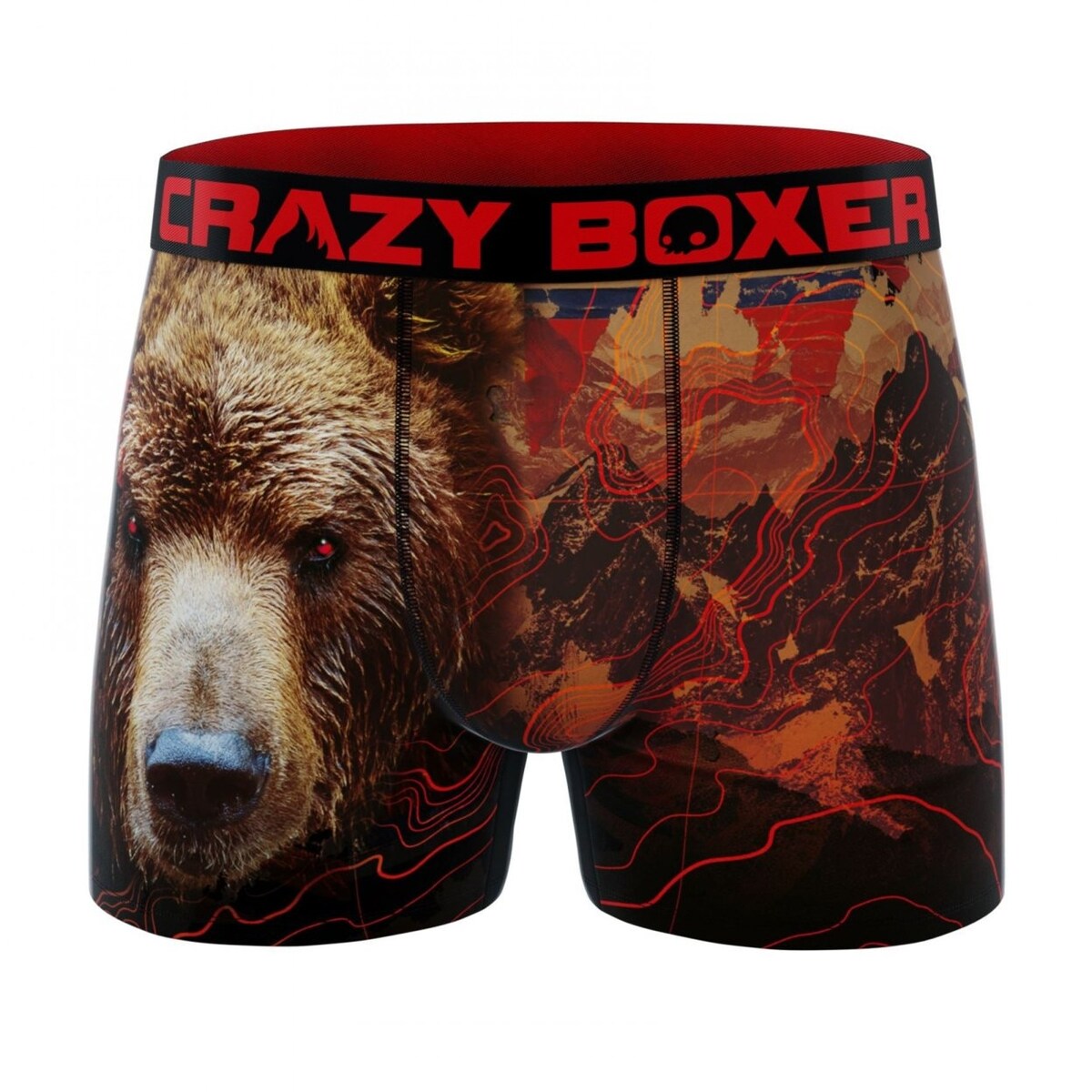 Crazy Boxer Outdoor Bear Mens Boxer Briefs